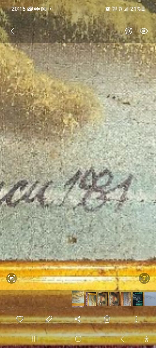 Tablou vechi semnat V.Cazacu