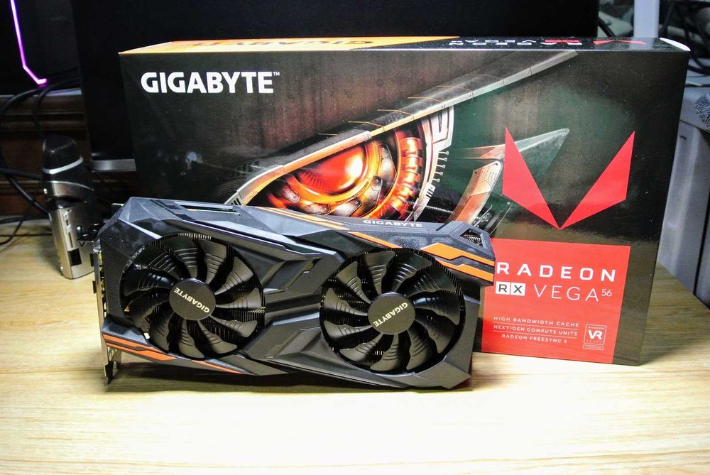 Видеокарта GIGABYTE RX VEGA 56 Gaming OC 8 Gb