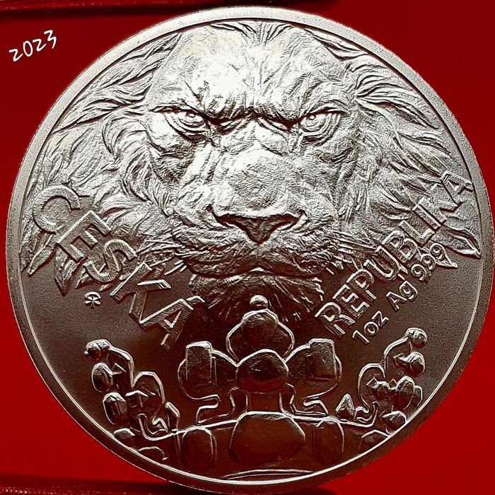 Leul Cehiei, Uriasi ai Epocii de Gheata monede lingou argint 999