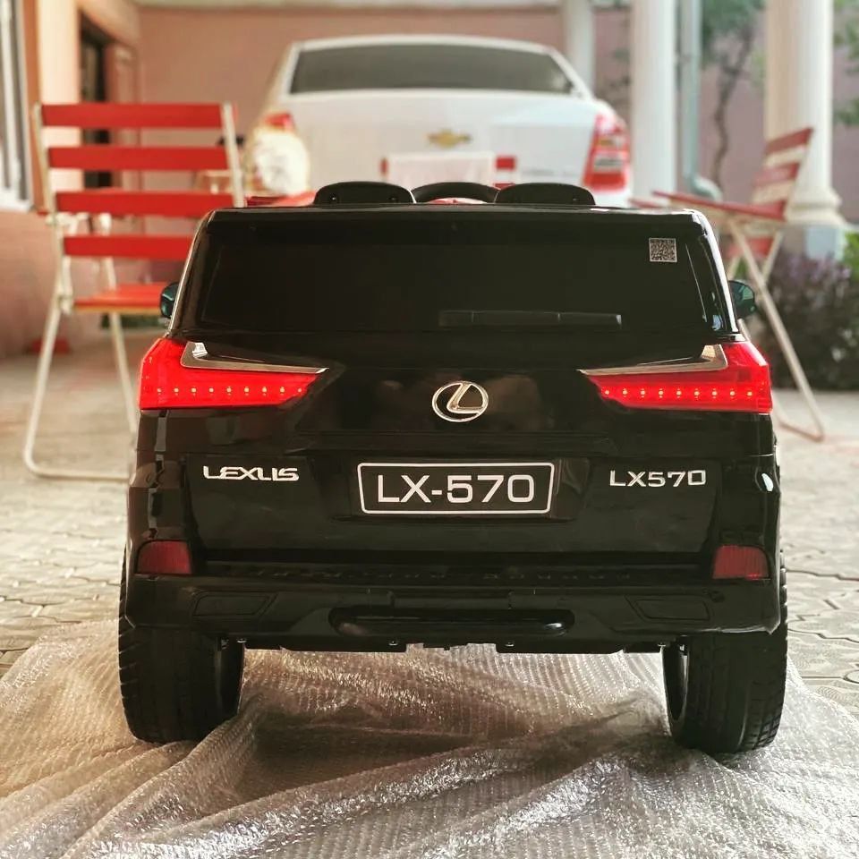 Lexus LX 570 детская машина премиум класса, элегантный электромобиль