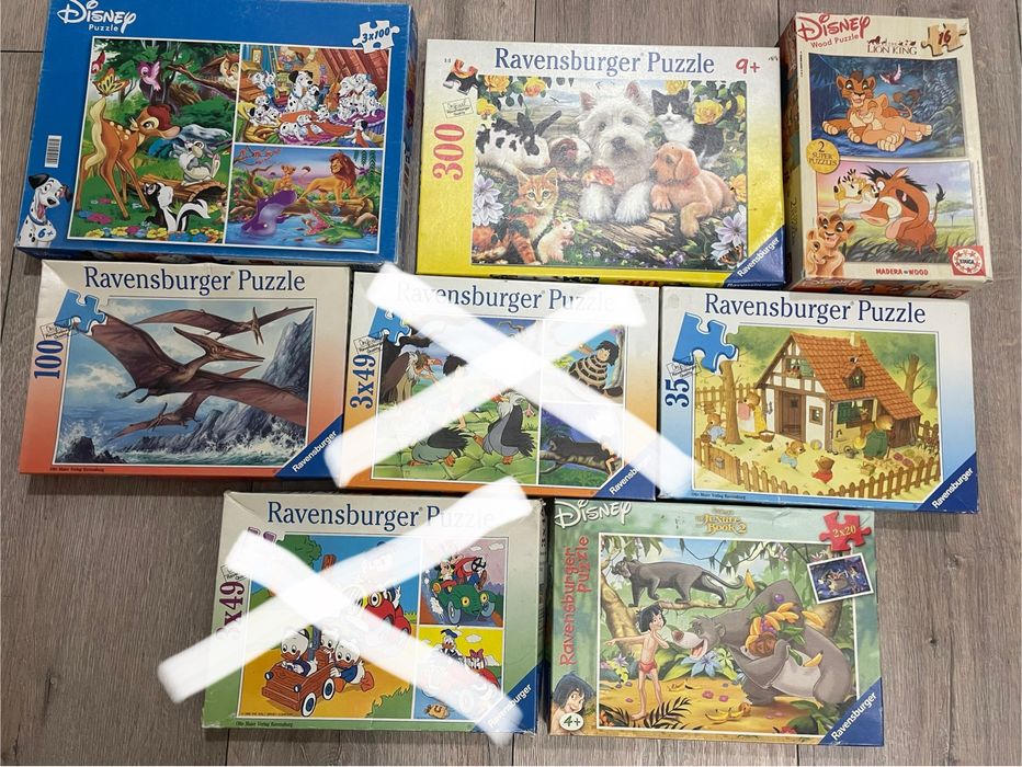 Детски пъзели ravensburger & disney