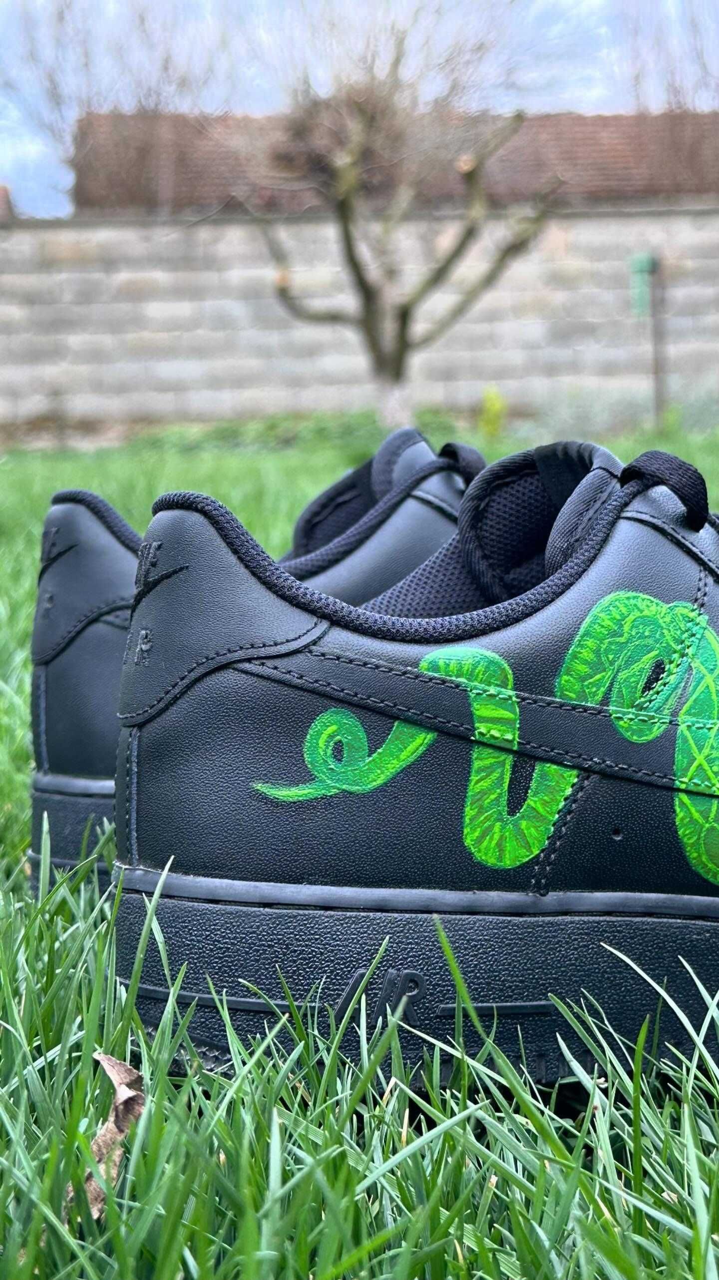 Nike air force 1 custom snake