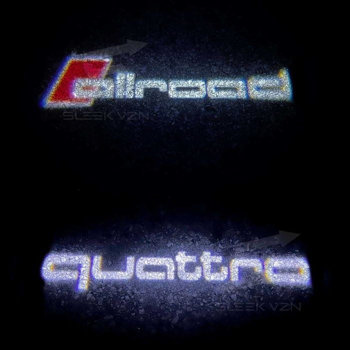 Led welcome светлини, лого проектор за Audi