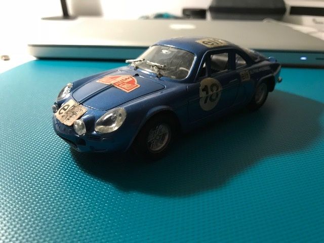 Macheta auto Alpine Renault 1600 monte carlo polistil 1/25