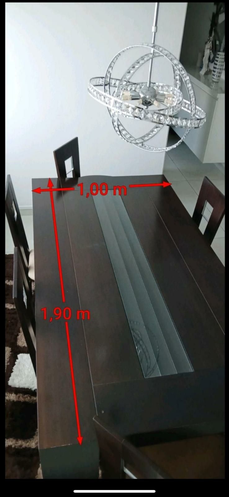 Vand masa cu 6 scaune extensibila