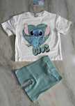 Compleu fete vara STITCH, 3-10 ani, verde