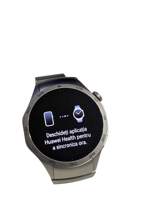 Ceas Huawei Watch GT 4 Titanium, curea din oțel inoxidabil