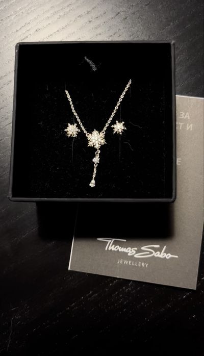 Сребърно колие и обеци Thomas Sabo