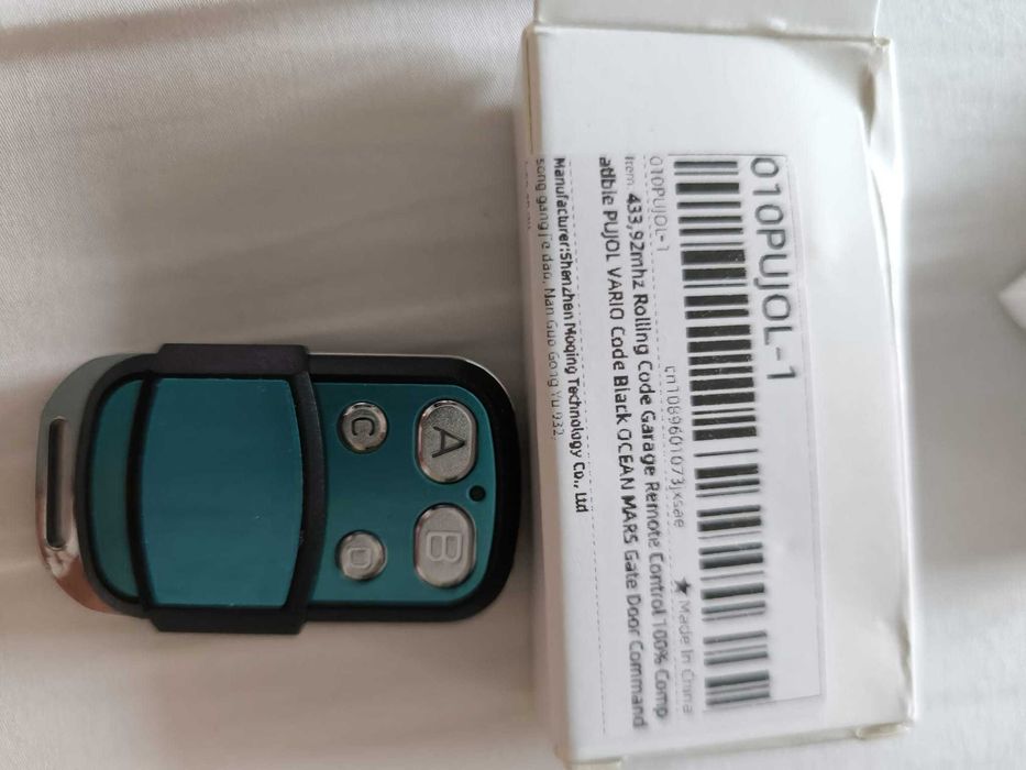 Telecomenzi Nice Flor-S, Multifrecvență, 433,92 MHz rolling code