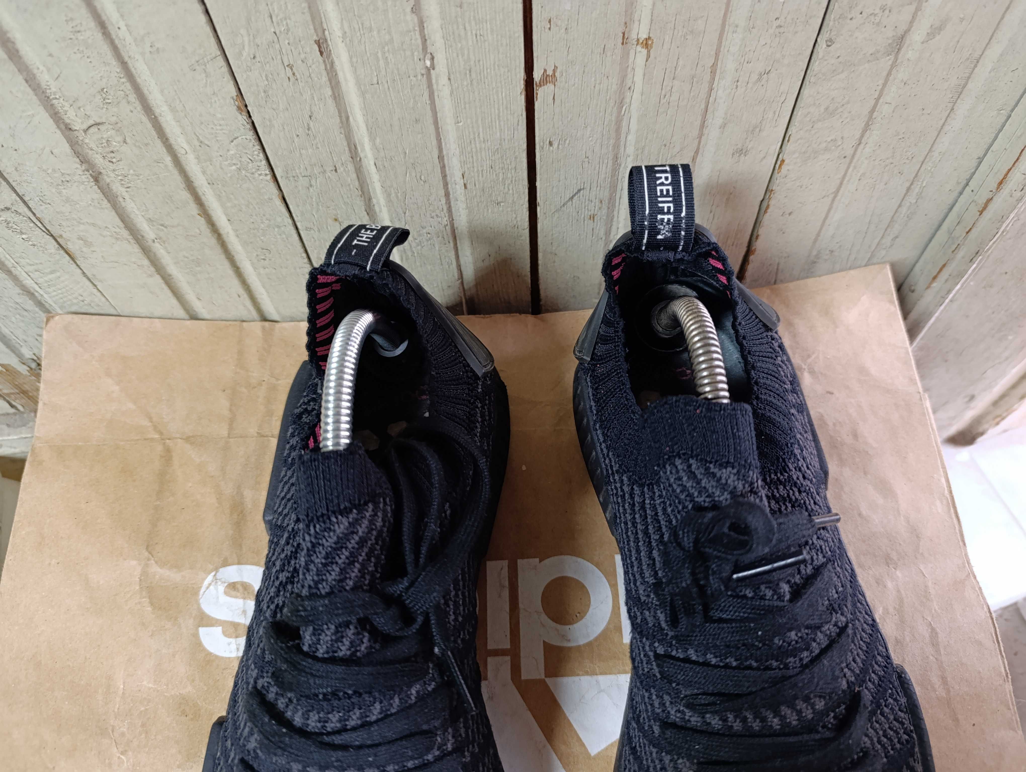 adidas NMD R1 STLT Primeknit Triple Black''оригинални маратонки 44 ном