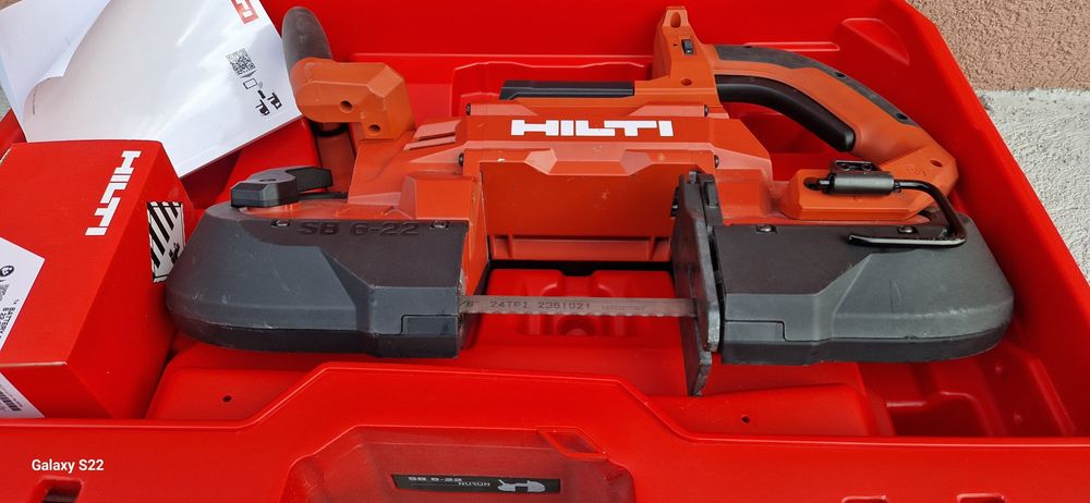 Hilti ferestrau panglica pe acumulator