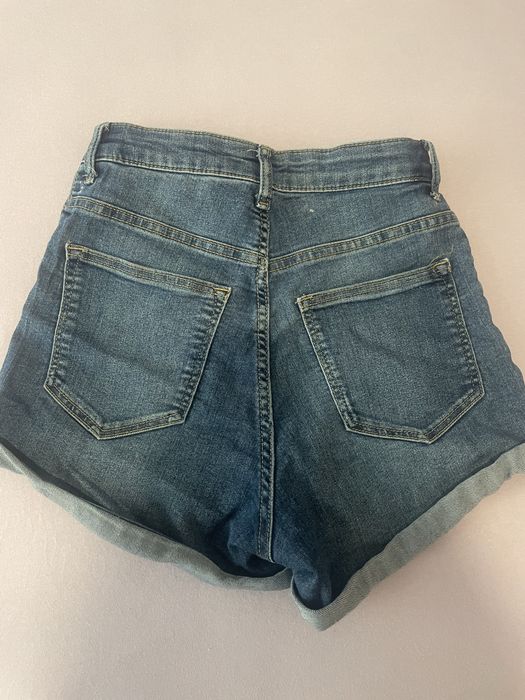 Сини дънкови къси панталонки