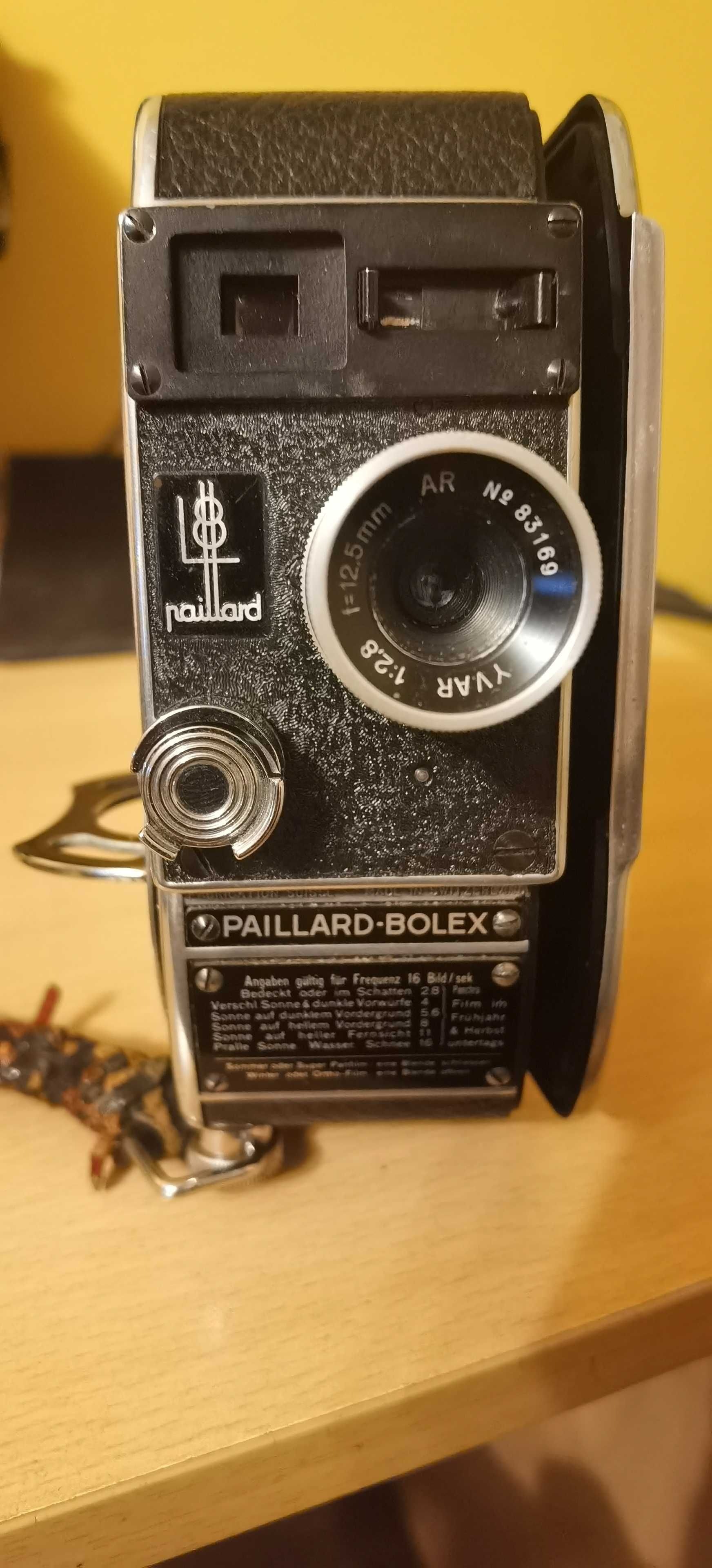 BOLEX PAILLARD 8mm MOVIE CAMERA vintage with case