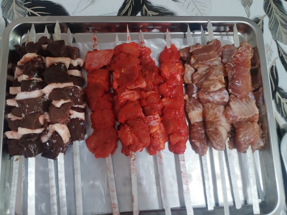 Tayyor shashlik qiberamiz zakasga mesni goshdan
