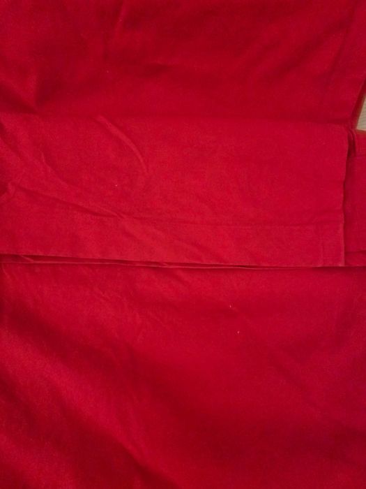 Draperii bumabac 100% rosu