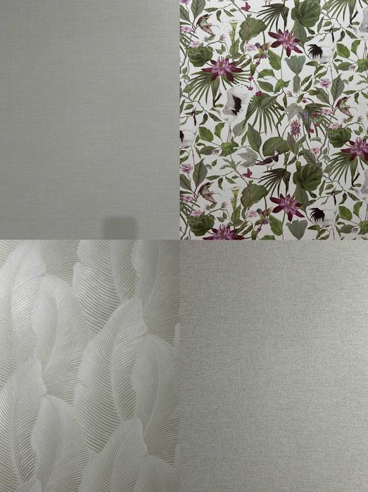 Отдам даром остатки обоев, 3 ламинатные доски, 2 галтели