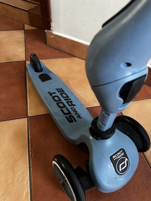 Tortineta scoot and ride, albastra