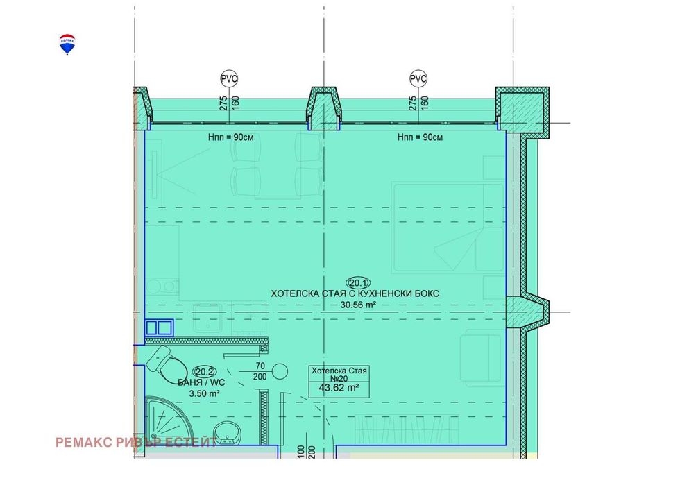 Едностаен апартамент за продажба кв. Здравец Изток