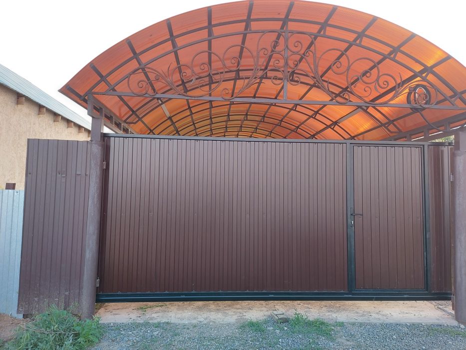 Сварочные работы навес ворота