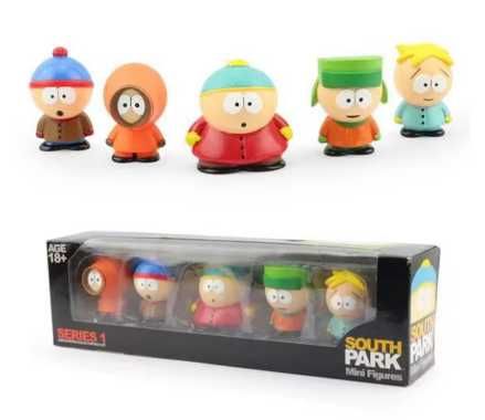 Set 5 Figurine Model South Park, 6 cm, Jucării Colecție, Noi, Cutie