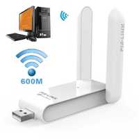 Wi-Fi 5G 600M USB DUAL адаптер - високоскоростен