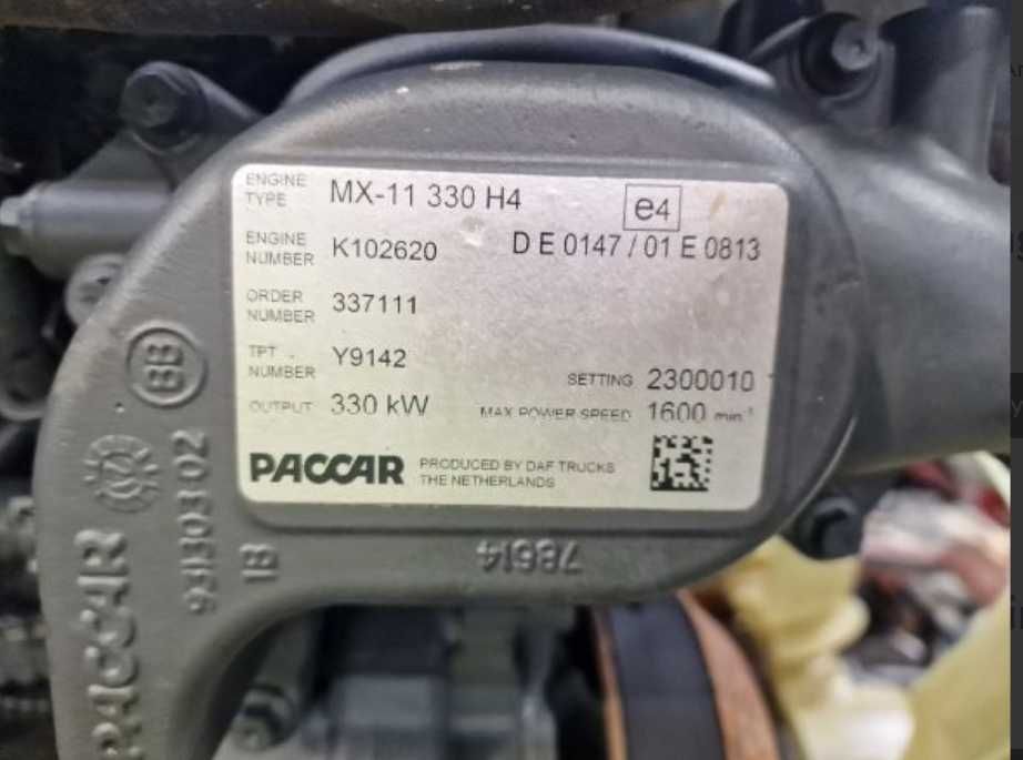 Motor complet  DAF MX-11 330 H4 - Piese de motor DAF
