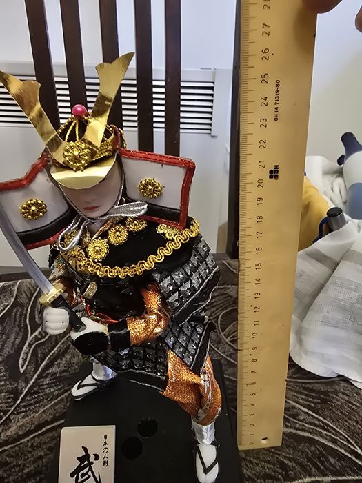 Японска кукла гейша и самурай ръчна изработка/ Japan doll geisha and s