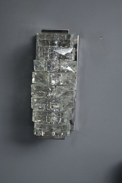 Set aplice LED cristal, cu 3 temperaturi ale luminii