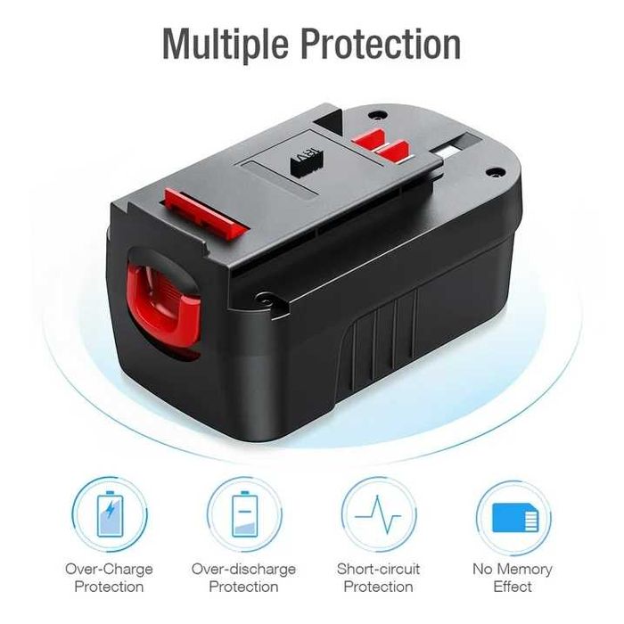 Промоция! Два бр. батерии 18V, 6000mAh за Black & Decker - 140лв