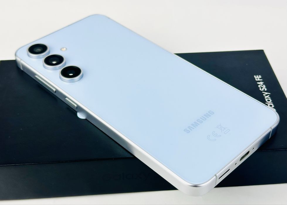 Samsung Galaxy S24 FE 5G 128GB 8RAM Blue Отличен! Гаранция!