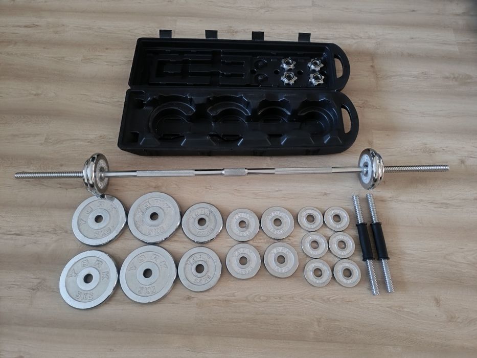 York Fitness. 50 кг набор гантелей