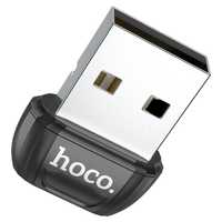 USB Блютуз bluetooth адаптер ресивер Hoco UA18 черный