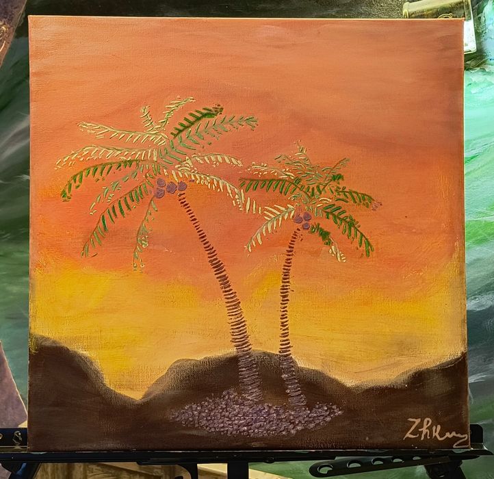 "Лятно настроение" картина акрил 40х40см