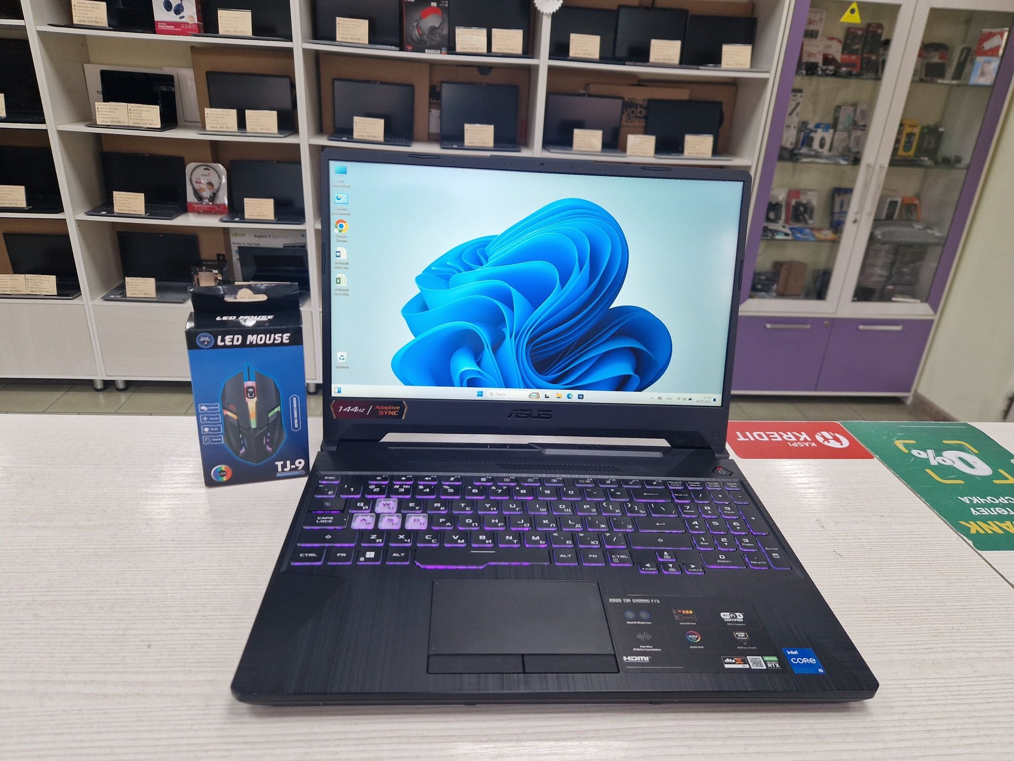 Asus TUF (Core i5-11400H, 32 Gb DDR4, RTX 3050 4 gb)