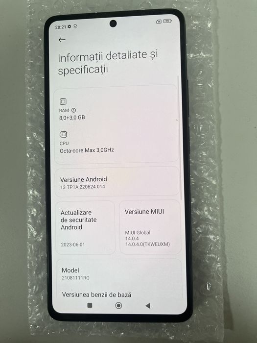 Xiaomi Mi 11T Dual Sim 128GB Black ID-mnq781
