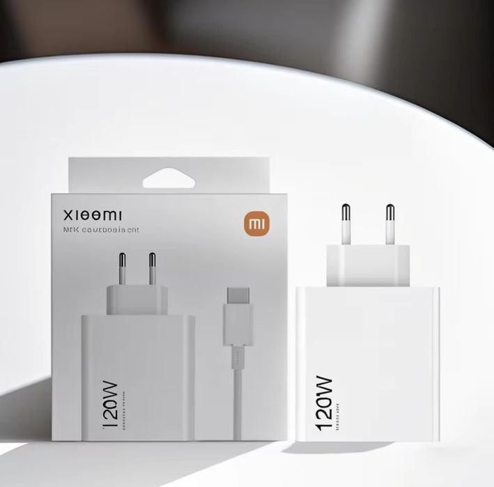 Încarcator ORIGINAL  XIAOMI Gan 120W + Cablu 6 Amperi