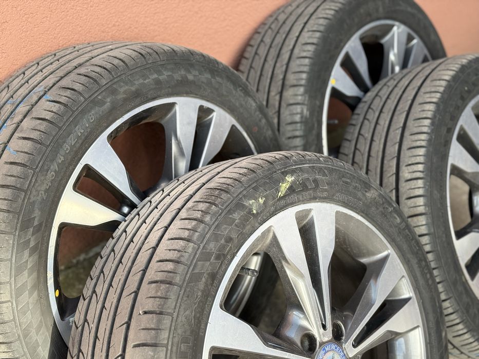 джанти 18 цола оригинални Mercedes С перфектни гуми 245/45/18