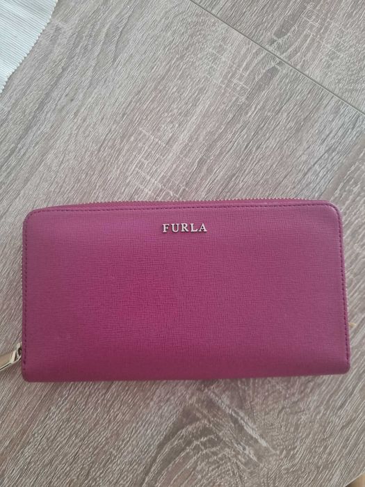 Furla Babylon портфейл в розов цвят