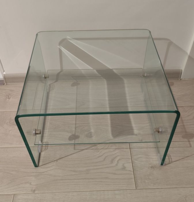 Masuta din sticla securizata transparenta, L50 x A 45 x H33