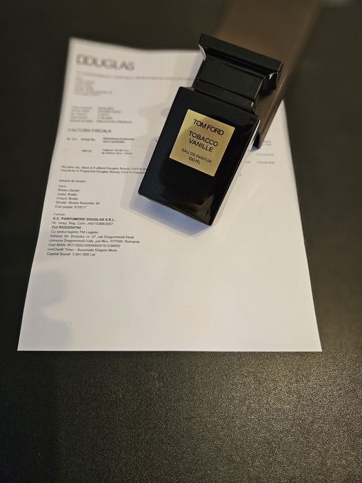 Tom Ford Tobacco Vanille 100ml - Original,  Cadou Lux - Ofertă