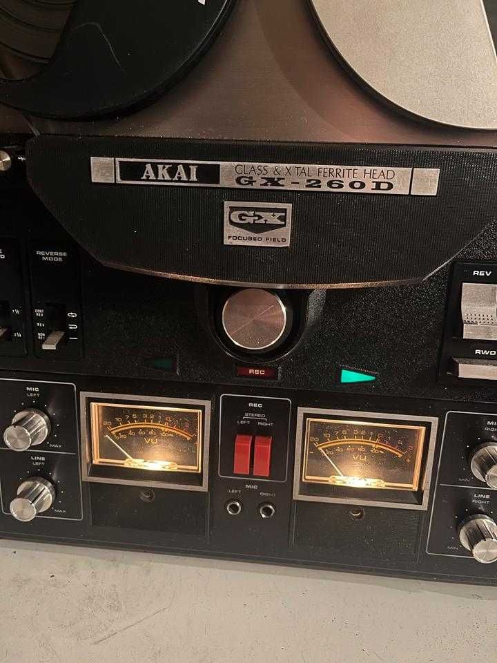 Magnetofon Akai GX-210d si GX-260d, 3motoare, autorevers