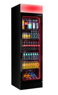 нов професионален баров хладилник за напитки 345 литра