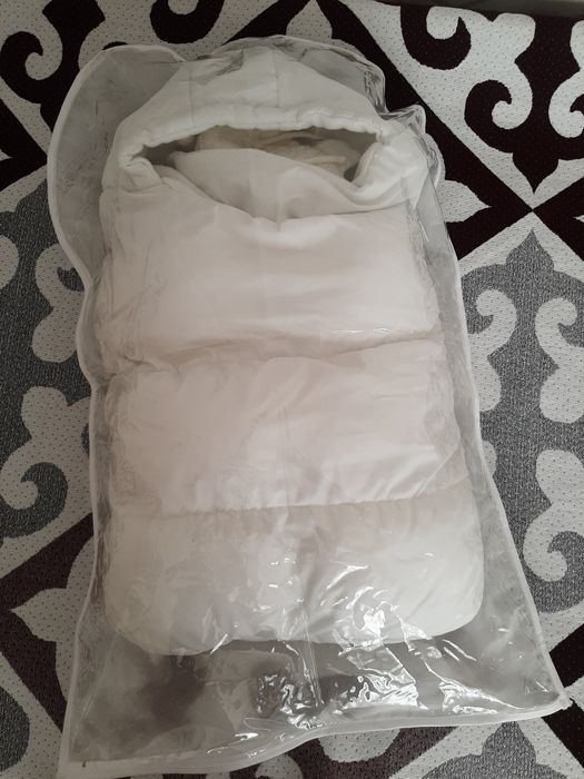 Конверт для новорождённого + шапка зимняя