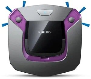 Робот-пылесос Philips FC8796 SmartPro Easy, серый/фиолетовый