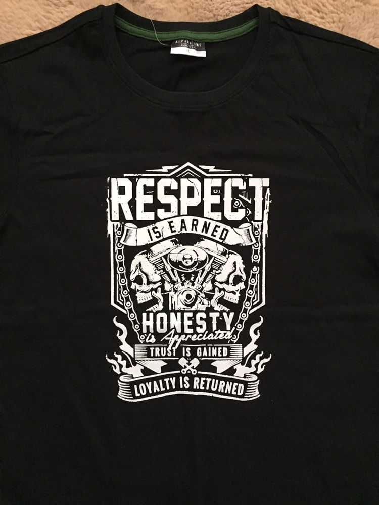 Tricou personalizat Respect is earned