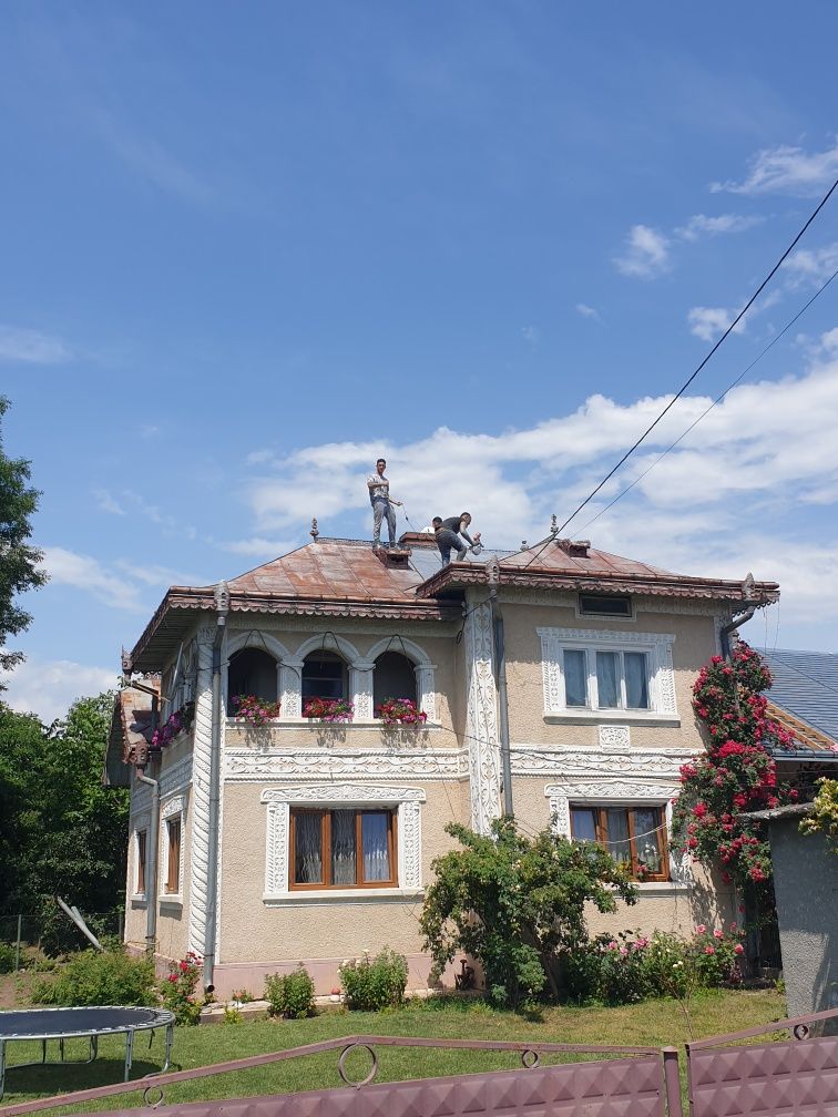 Vopsim orice tip de tablă pe acoperisuri la case/vile/biserici, struct