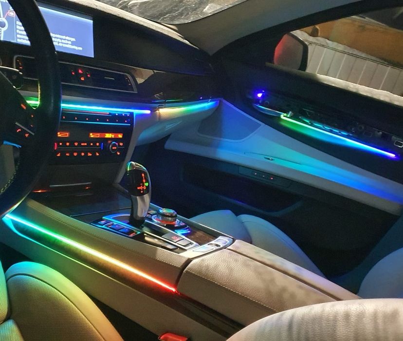 Kit Lumini Ambientale Acrilice Interior Auto Symphony Dinamice 6in1