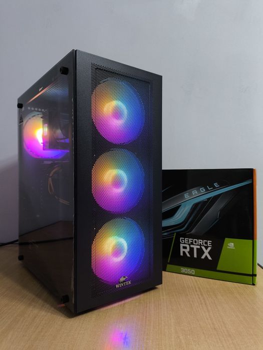 Игровой системный блок (i5 9400F/16GB/RTX 3050 8GB/SSD+HDD)