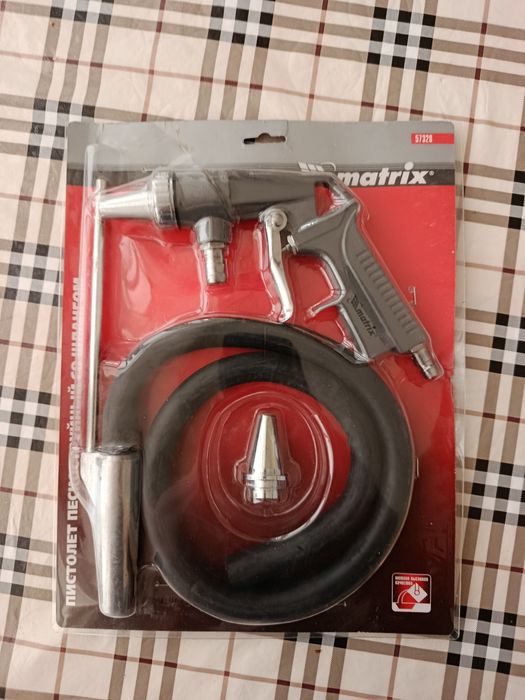 Пескоструйный пистолет в комплект