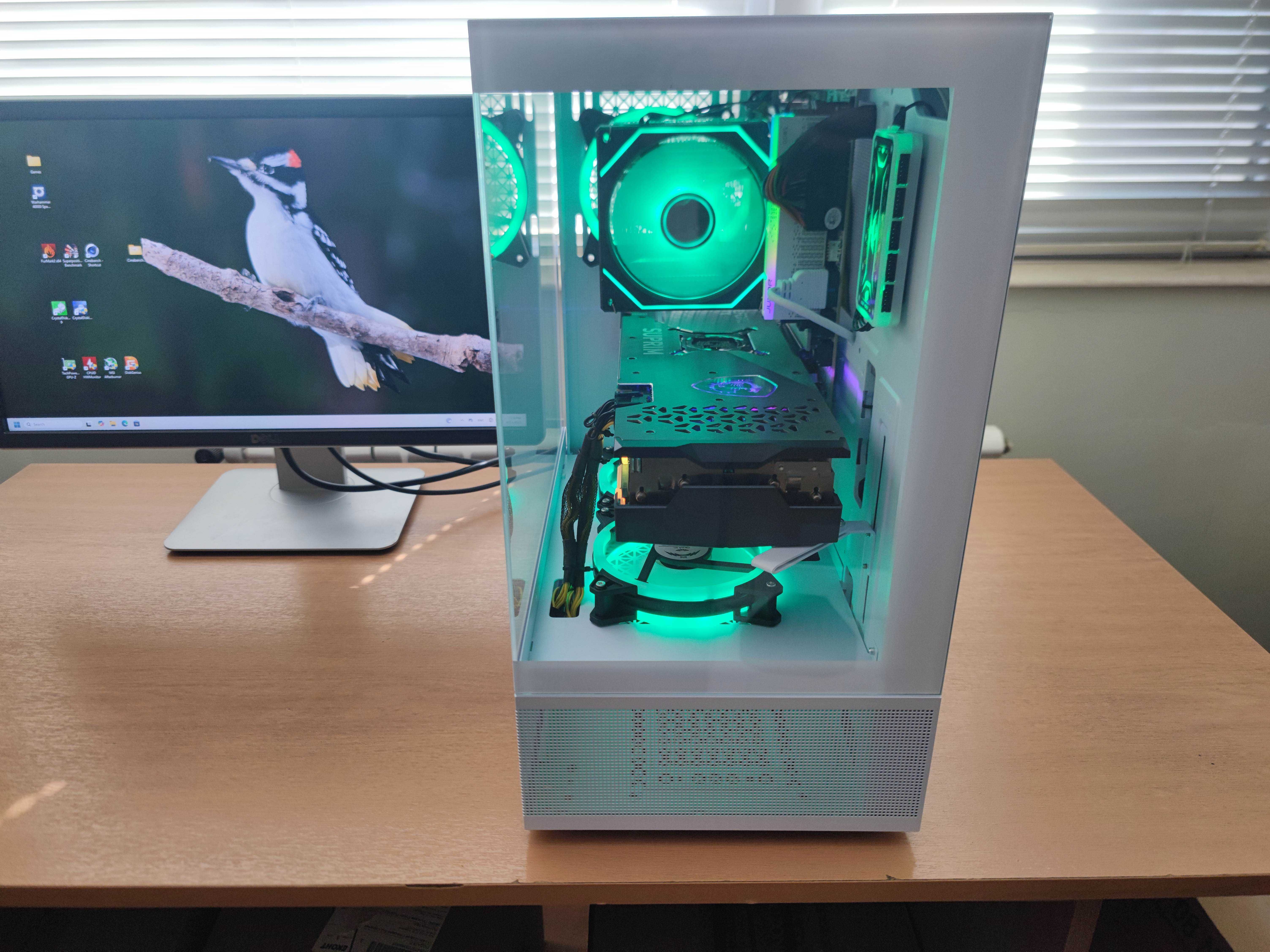 Геймърски компютър, Ryzen 8400f, Rtx 3070, 32gb DDR5, 1tb Nvme, 750W